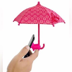 Pink Phone Umbrella Holder